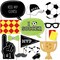 Big Dot of Happiness Goaaal - Soccer Photo Booth Props Kit - 20 Count
